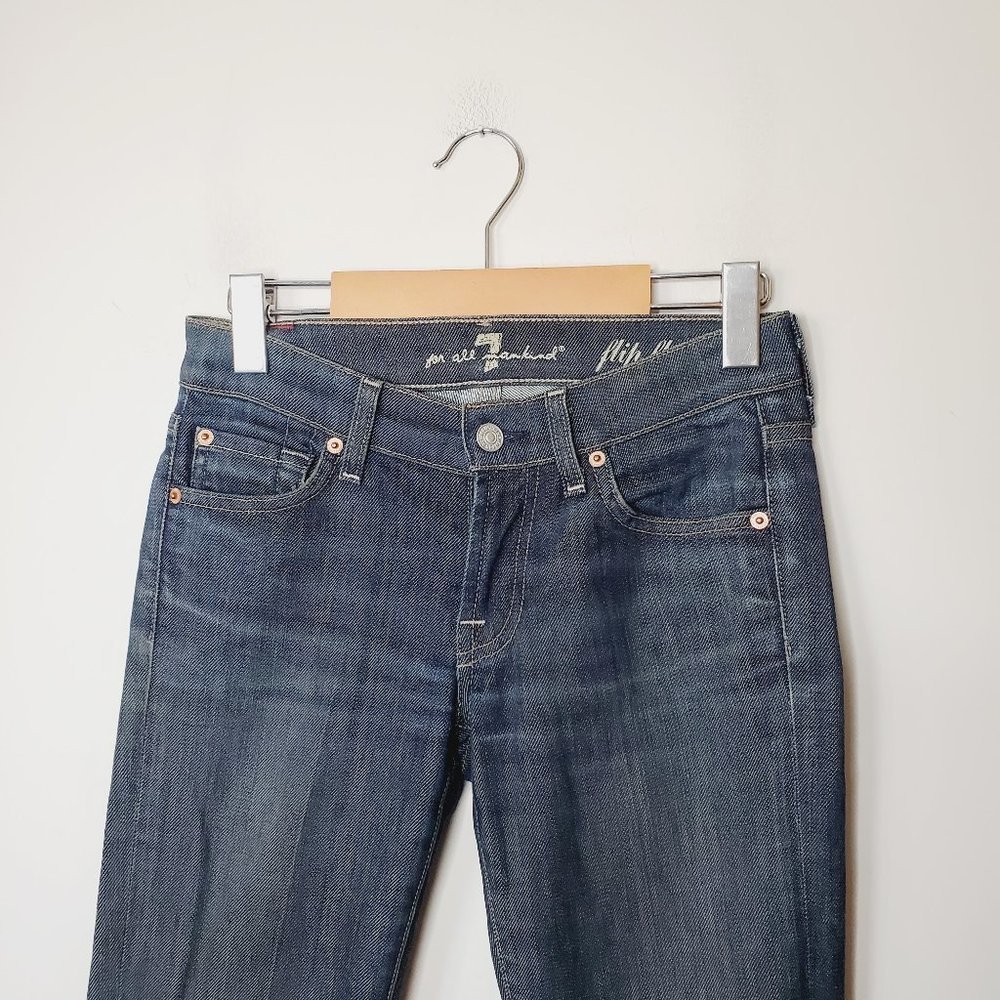 7FAM  Blue Flip Flop Bootcut Jeans - Picture 5 of 11